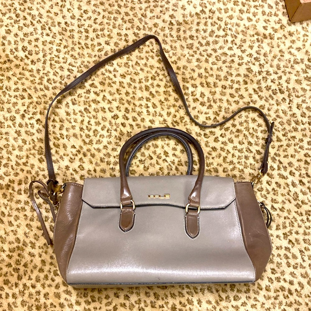 Italian leather satchel